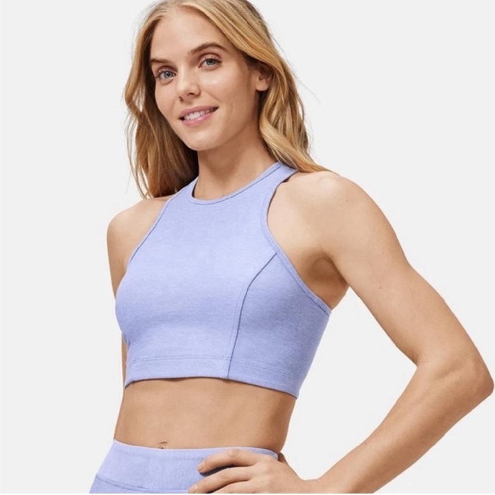 Outdoor Voices Athena Lilac Purple Sports Bra Crop Top